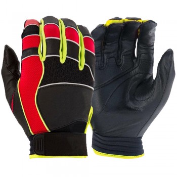 Men's Premium Cabretta Leather Short Cuff Batting Gloves