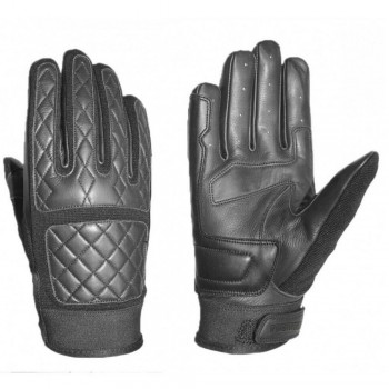 Womens Motorcycle Leather Gloves Ladies Motorbike Riding Biker Warm Winter Soft Lightweight Gloves Black