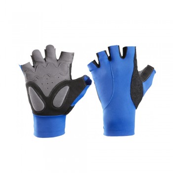 Lite Mitt Mens Womens Road Blue Black Gel Protection Mitt Road Bicycle Gloves With 5mm Anti-slip Gel Pads