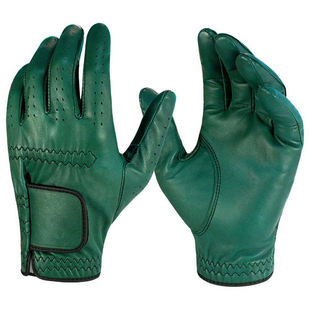 PU Leather Woman Golf Gloves Breathable 
