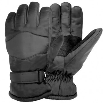 Mens Black Ski Gloves Waterproof Ski Glove Liners Windproof Coldproof Touchscreen Mens Black Winter Gloves Sport Thermal Gloves