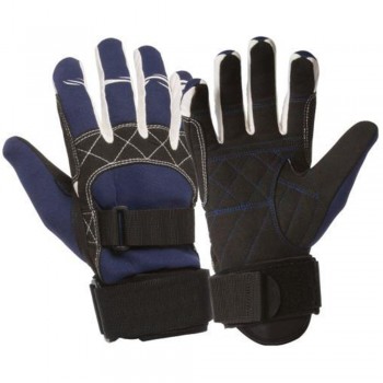 High Performance Wakeboard Gloves Pre Curved Fingers 
